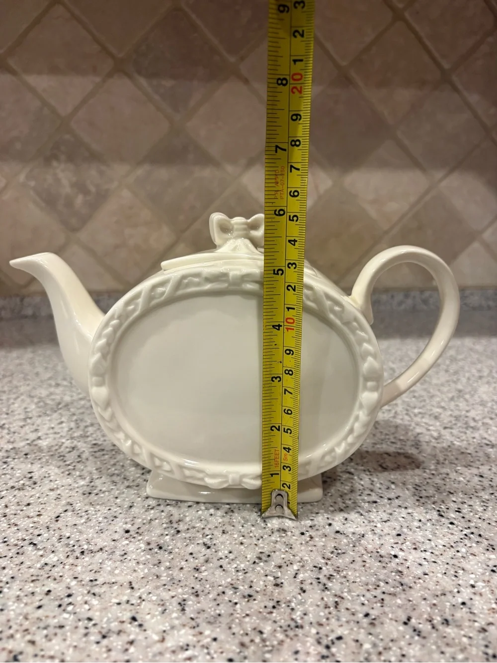 Ivory Porcelain Teapot